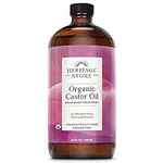HERITAGE STORE Organic Castor Oil, 