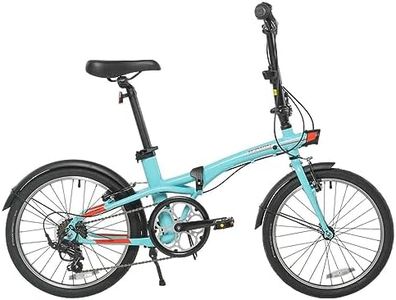 Decathlon BTWIN Decathlon Btwin Tilt 500 Folding Bike 20" Unique Size Aqua