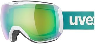 Uvex 2100CV Ski Snowboard Goggles, Unisex, High Contrast Mirror, Single Lens, Asian Fit