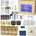 SALZOYART Candle Making Kit for Adults- | Soy Candle Making Kit | Candle Making Kits UK | Wax Melt Making Kit, Art & Craft Gift Set, Candle Mould, Scents, 2 lb Wax (Large with Extras)