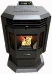 Comfortbilt Pellet Stove HP21 Pedestal Wood Pellet Stove Black 40 lb. Hopper High Heat