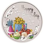 Ananth Jewels BIS Hallmarked Silver Coin 10 Grams Happy Birthday Gift (Silver)