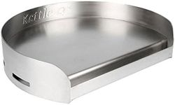 Little Griddle KQ-17-R Stainless Steel Outdoor BBQ Griddle, 17 x 14, For Charcoal Kettle and Kamado Grills, Fun to Use, Easy to Clean