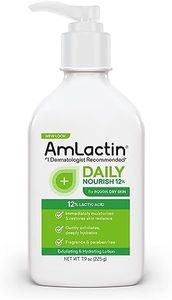 AmLactin Daily Moisturizing Lotion for Dry Skin, 7.9 oz Pump Bottle, 2-in-1 Exfoliator - Body Lotion with 12% Lactic Acid, Dermatologist-Recommended (Packaging May Vary)