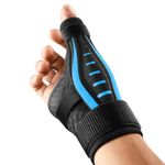 Thumb Support for Arthritis, Ergonomical Thumb Splint Right Hand/Left Hand, Thumb Brace for Trigger Thumb, De Quervains Tenosynovitis Pain Relief, Breathable Thumb Protector for Women and Men(L Blue)