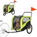 Aosom 2-in-1 Dog Bike Trailer, Pet 
