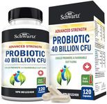 Daily Probiotic for Women & Men with 40 Billion CFU - Gut Health Complex with Probiotic for Women & Men - Shelf Stable Pre & Probiotics for Bloating Relief Digestive Enzyme Health | Non-GMO, 120ct
