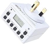 STATUS Timer Switch | 7 Day Digital Timer Light Switch | White UK Plug | S7DDT3