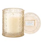 LA Jolie Muse Vanilla Bomb Candle, Vanilla Scented Candles Gifts for Women, Natural Soy Candles for Home Scented, 6 oz 40 Hours Burn