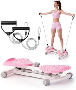 Karimonox Waist Twister Machine for Body Toning, Fat Burning, Supports 300 lbs, Noiseless, Anti-Slip, Compact Portable for Home, Gym, Apartment, Office