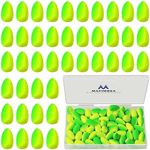 Generic MAFIMOEA 80/60/45 PCS Bullet Fishing Foam Floats Snell Float Surf Pompano Rigs Float for Spinner Rig Making Fly Fishing Strike Indicators for Trout Catfish Walleye