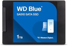 Western Digital 1TB WD Blue SA510 SATA Internal Solid State Drive SSD - SATA III 6 Gb/s, 2.5"/7mm, Up to 560 MB/s - WDS100T3B0A