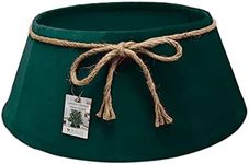 Christmas Tree Skirt Luxury Velvet Emerald Green 56cm