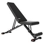 ATIVAFIT Adjustable Weight Bench Foldable Benches Incline Decline for Home Gym Workout Equipment, Strength Training Bench with Fast Folding