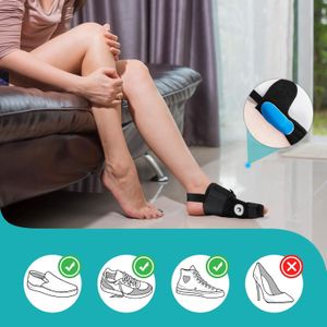 Promifun Bunion Corrector Adjustable Splint Brace – Pain Relief Toe Support, Non-Slip Gel Pads, 1 Pair