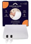 Dreamland King Size Love Mornings All Season Pure Cotton Heated Duvet/Electric Blanket (Fast Heating Electric Blanket, 6 Heat Settings, Auto Safety Shut Off, Detachable Control, 225 x 220 cm)