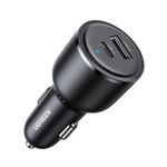 UGREEN 63W USB C Car Charger Fast Charging PPS 45W & QC3.0 & PD3.0 Type C Car Charger Compatible with Galaxy S24/S23/S22 Series, iPhone 16/15/14/13 Series,iPad/MacBook,etc