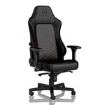 noblechairs HERO Gaming Chair - PU Faux Leather - Black/Red - Up to 150kg Users - Lumbar Support - Ergonomic - Pillows included - Home Office Chair - Computer Desk Chair