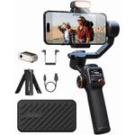 hohem iSteady M6 Kit Gimbal Stabilizer for Smartphone with AI Tracking Sensor,Magnetic Fill Light,0.91-inch OLED Display,3-Axis Phone Gimbal for Travel Video Recording