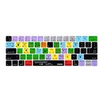 XSKN Ableton Live Shortcut Keyboard Skin for Touch Bar MacBook Pro 13 15 Retina A1706 A1989 A1707 A1990 (2016 Release, Touch Bar Sticker Gift) Functional Silicone Keyboard Cover