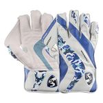 SG Supakeep Leather, Rubber Cricket Wicket Keeping Gloves - Multicolor Age 15+