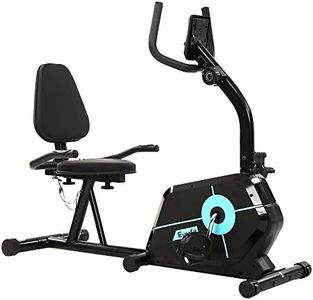 Everfit Exercise Bike, Elliptical Cross Trainer Stationary Cardio Training Bicycle Indoor Cycling Gym Equipment Home Workout Lifespan Fitness, Adjustable 8 Level Resistance Black