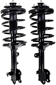 PM Auto Pair of 2 Front L-R Quick Complete Strut-Coil Spring For 2006-2008 Honda Pilot V6 FWD