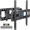 Pipishell Full Motion TV Wall Mount for 26-74 inch TVs, up to 99lbs Max VESA 400x400mm, Wall Mount TV Bracket with Articulating Swivel Extension Tilting Leveling for LED LCD OLED 4K Flat Curved Screen