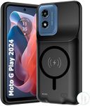 Battery Case for Moto G Play 2024, 