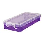 Storage Studios Super Stacker Pencil Box-1.6"X4"X8.5" Assorted Colors