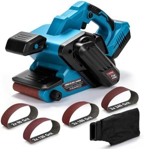 Brushless Cordless Belt Sander Compatible with Makita 18V Battery