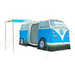 Volkswagen Family 4 Man Tent - Official VW Campervan, Waterproof Camping Tent, Blue