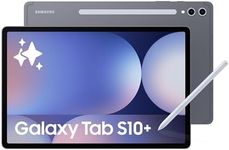 SAMSUNG Galaxy Tab S10+ Ai Keyboard Case Included WiFi Model 12.4" 10090 mAh 13MP SM-X820 (Latino American Stock) Dual Camera (Platinum Silver, 256GB + 12GB)