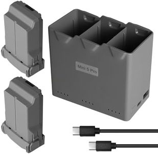KUWATA Battery Charger Combo for DJI Mini 5 Pro, Includes Two Intelligent Flight Batteries Plus(5000 mAh) and Two-Way Charging Hub, Up to 52 Minutes of Battery Life