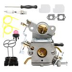 C1M-W26 Carburetor Kit Replacement for Zama C1M-W26C C1M-W26B C1M-W26A, Poulan Pro P3314 P3314WS PP4218 PP4218A PP4218AVX PP4018 Chainsaw