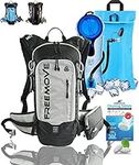 Hydration Pack Backpack with 2L Hydration Bladder and Insulated Cooler Bag, Camel Cooler Backpack for Hiking, Running, Cycling, Biking, MTB > Water Daypack Backpack Suitable for Men, Women and Kids