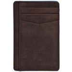 Oak Leathers Leather Wallet for Men & Women - RFID Wallet Slim Credit Card Holder 1 ID Window Thin Wallets Front Pocket