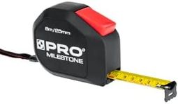 Pro Milestone Measuring Tape 5m/8m (Plastic, 8 Metres/8000mm)