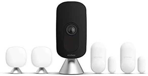 ecobee SmartCamera with Whole Home Sensors Bundle with ecobee Smart Camera Indoor WiFi Security Camera, 2 Pack SmartSensor for Doors & Windows, and ecobee SmartSensor 2 Pack. Smart Security.