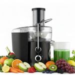 STARLYF Juicer Machine 600W, Fruit and Vegetable Juice Extractor, Centrifugal Juicer with 2 Speeds, Pulp Collector and Easy Clean Design for Fresh Homemade Juice