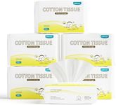 Winner 100% USA Cotton Dry Wipes | 600 Count Ultra Soft Face Towels | Wet and Dry Use | Unscented and Hypoallergenic | Baby Necessities for Diaper Changes, Meals, and On-the-go Cleanup