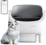 JUMMICO Smart Self-Cleaning Cat Litter Tray – Automatic Cat Litter Box with Health Monitor & Odour Control, 12L XL Capacity (15 Days), Ultra-Quiet & Safe for All Cats (1.5-15kg)