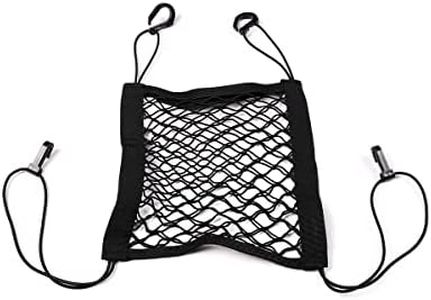 3-Layer Car Mesh Organizer, Seat Back Net Bag, Barrier of Backseat Pet Kids, Cargo Tissue Purse Holder, Driver Storage Netting Pouch Fit for Hummer H2 2003-2007