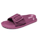 DOCTOR EXTRA SOFT Women's Classic Cushion Sliders/Slippers with Adjustable Buckle Strap for Adult|Comfortable & LightWeight|Stylish & Anti-Skid|Waterproof & Everyday Flip Flops for Ladies/Girls D-526