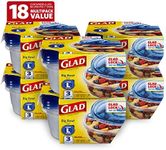 Glad Food Storage Containers, 3 Cou