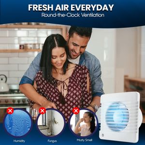 VENTS Silenta 100mm Bathroom Extractor Fan – Quiet Ventilation