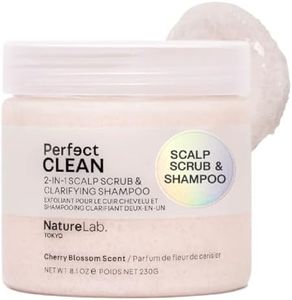 NATURELAB. TOKYO Perfect Clean Scalp Scrub LIMITED EDITION Sakura Scent:2-in-1 Hair Treatment to Clarify and Remove Product Buildup for Immense Shine I Cherry Blossom Scent | 8.1 OZ