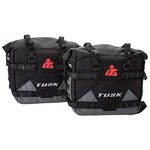 Tusk Pilot Pannier Bags Black/Grey, Black/Grey, One Size