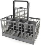 Dishwasher Cutlery Basket Universal Basket (9.5" X 5.4"x 4.8") Universal Basket With Handle Replacement Rack Holder Dishwasher Holder For Bottle Parts