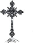 Jesus Christ on Cross Statue Tabletop Crucifix Cross Home Decor Religious Gifts